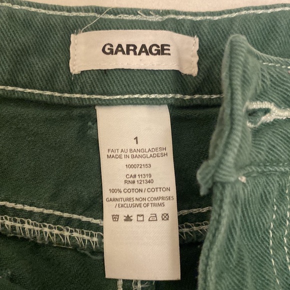 Garage green cargo pants - Picture 2 of 2